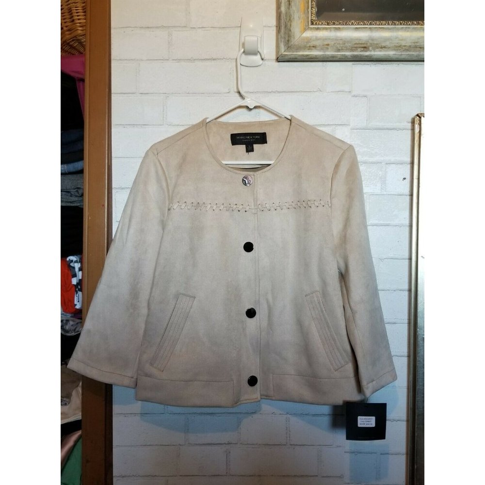 NWT Marc New York by Andrew Marc Faux Suede Jacket